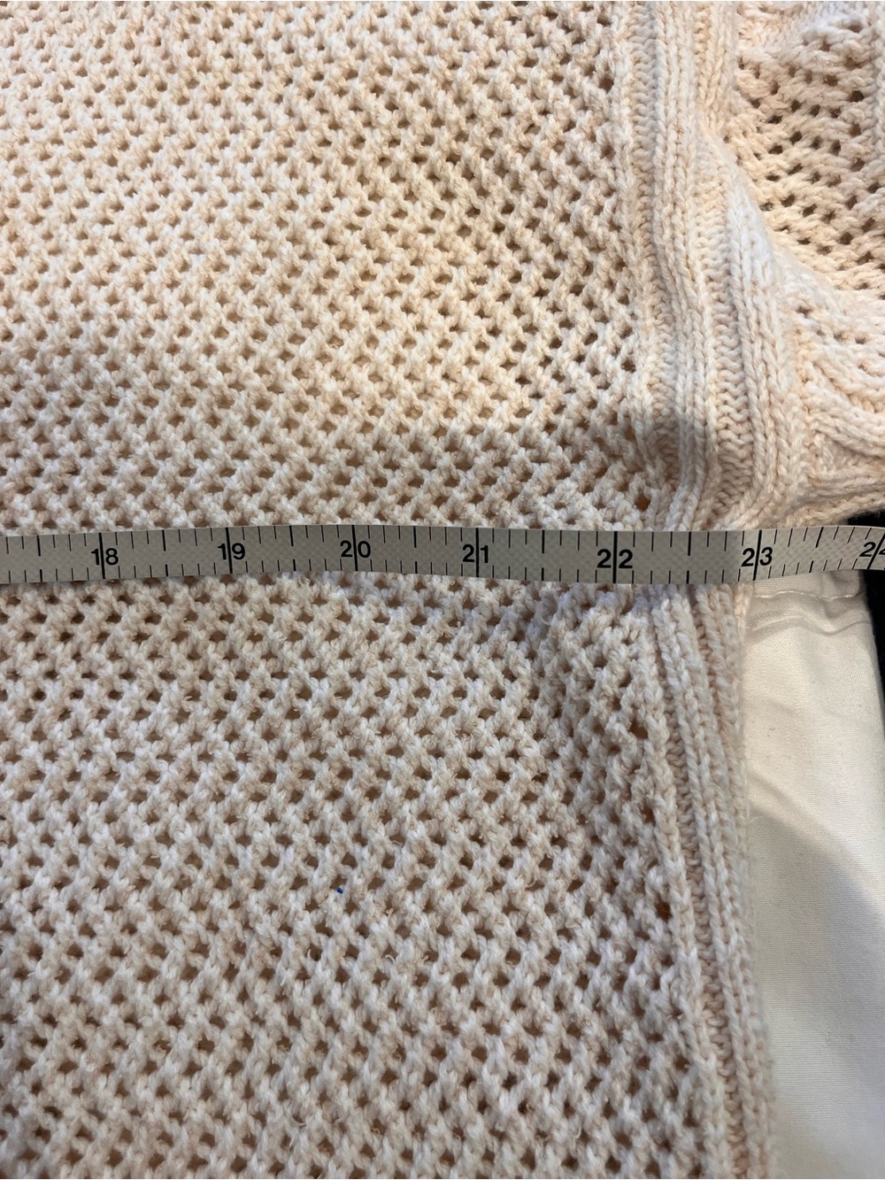 Anthropologie Daily Practice LARGE half zip sweater cream beige - Picture 10 of 10
